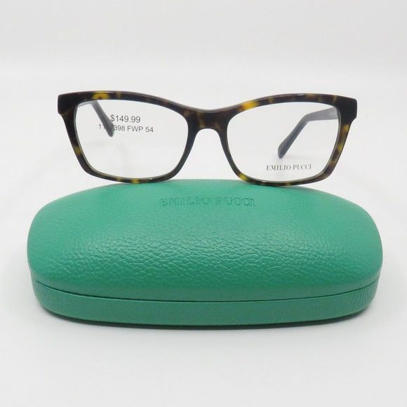 Emilio Pucci Accessories - Emilio Pucci EP 5033-33 052 54mm New Brown Tortoise Eyeglasses with case